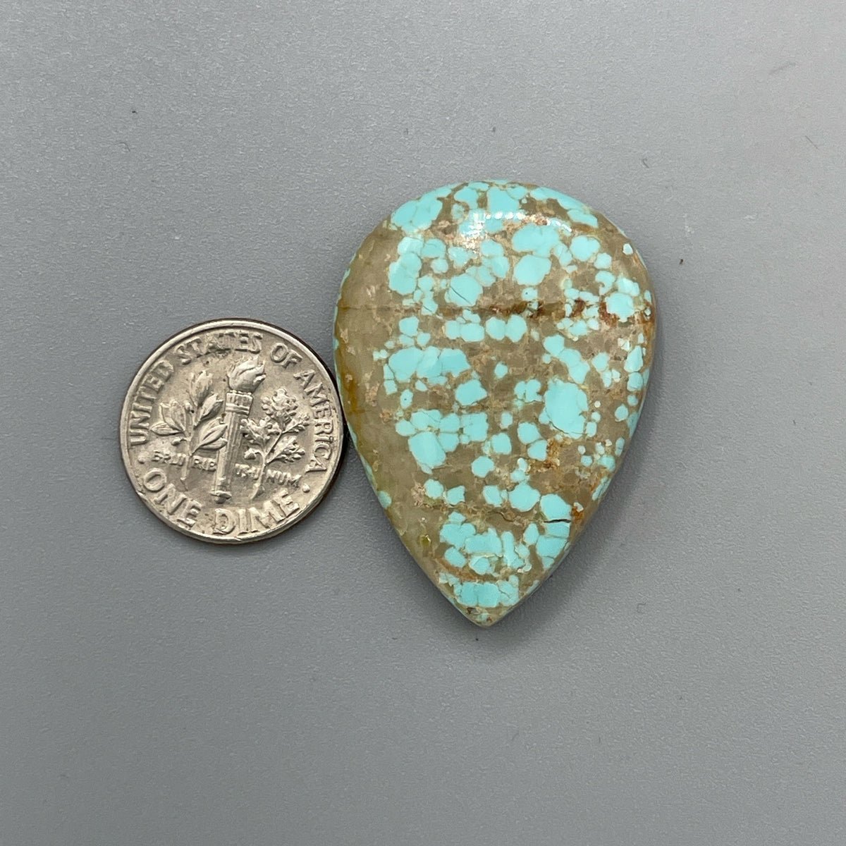 Number 8 turquoise Cabochon