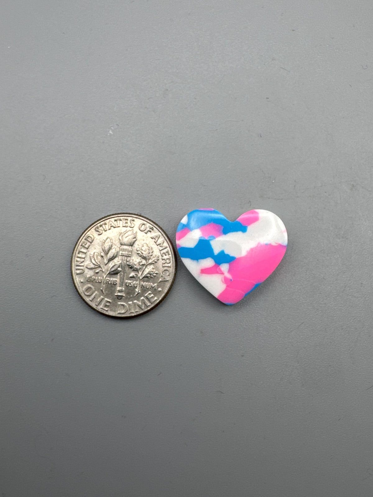 Pink/Blue/White Cabochon (reconstructed) stone