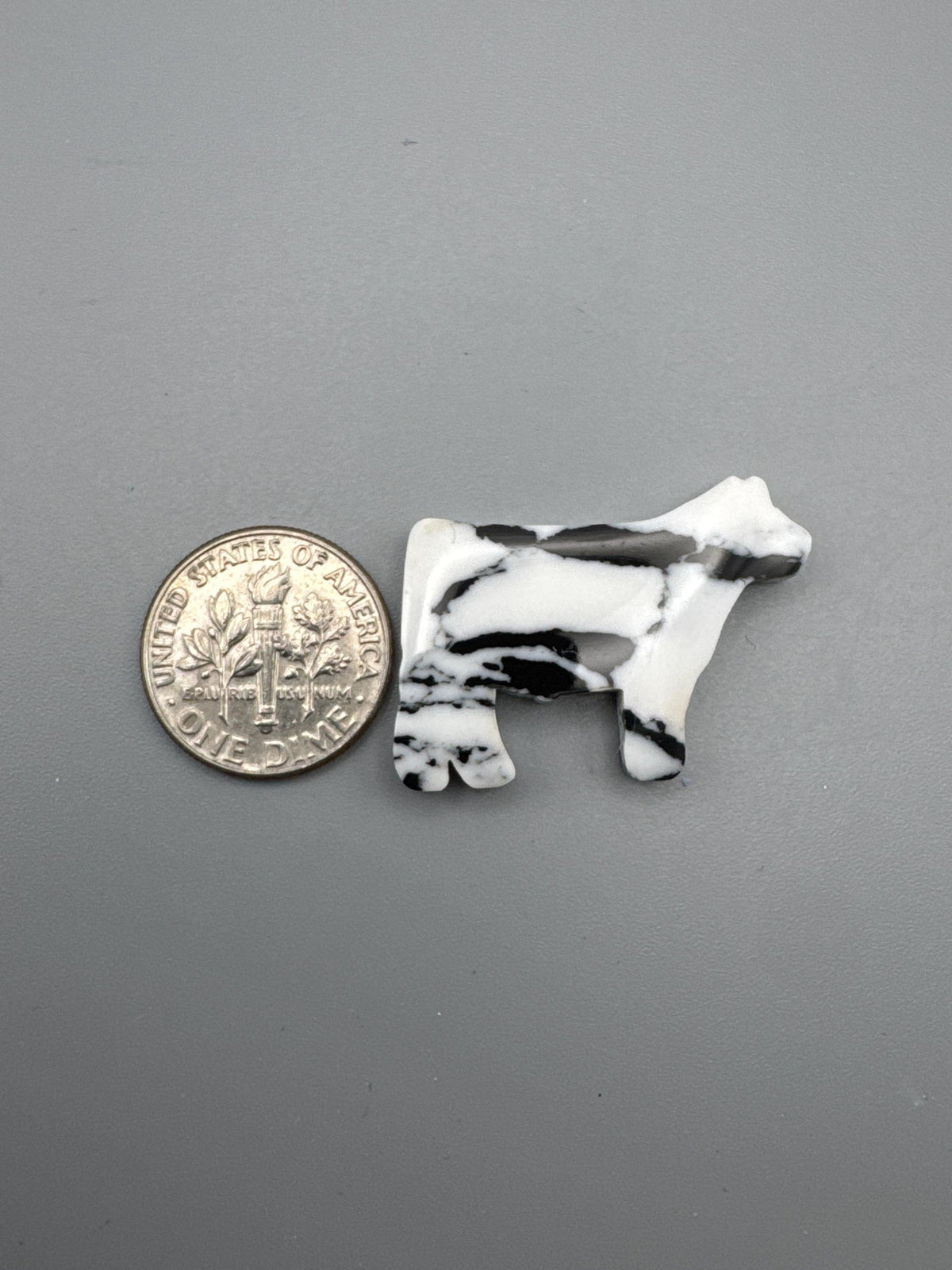 Black/white (reconstructed) White Buffalo Cow