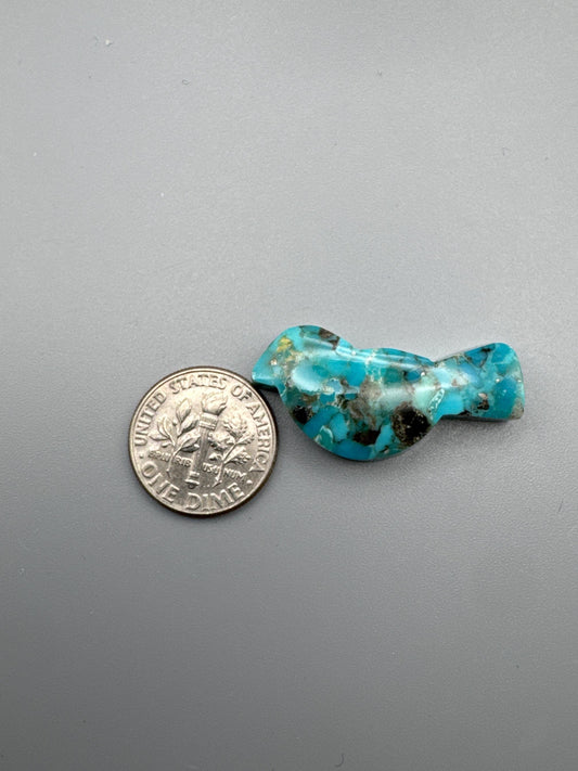 Kingman Turquoise Cabochon Bird