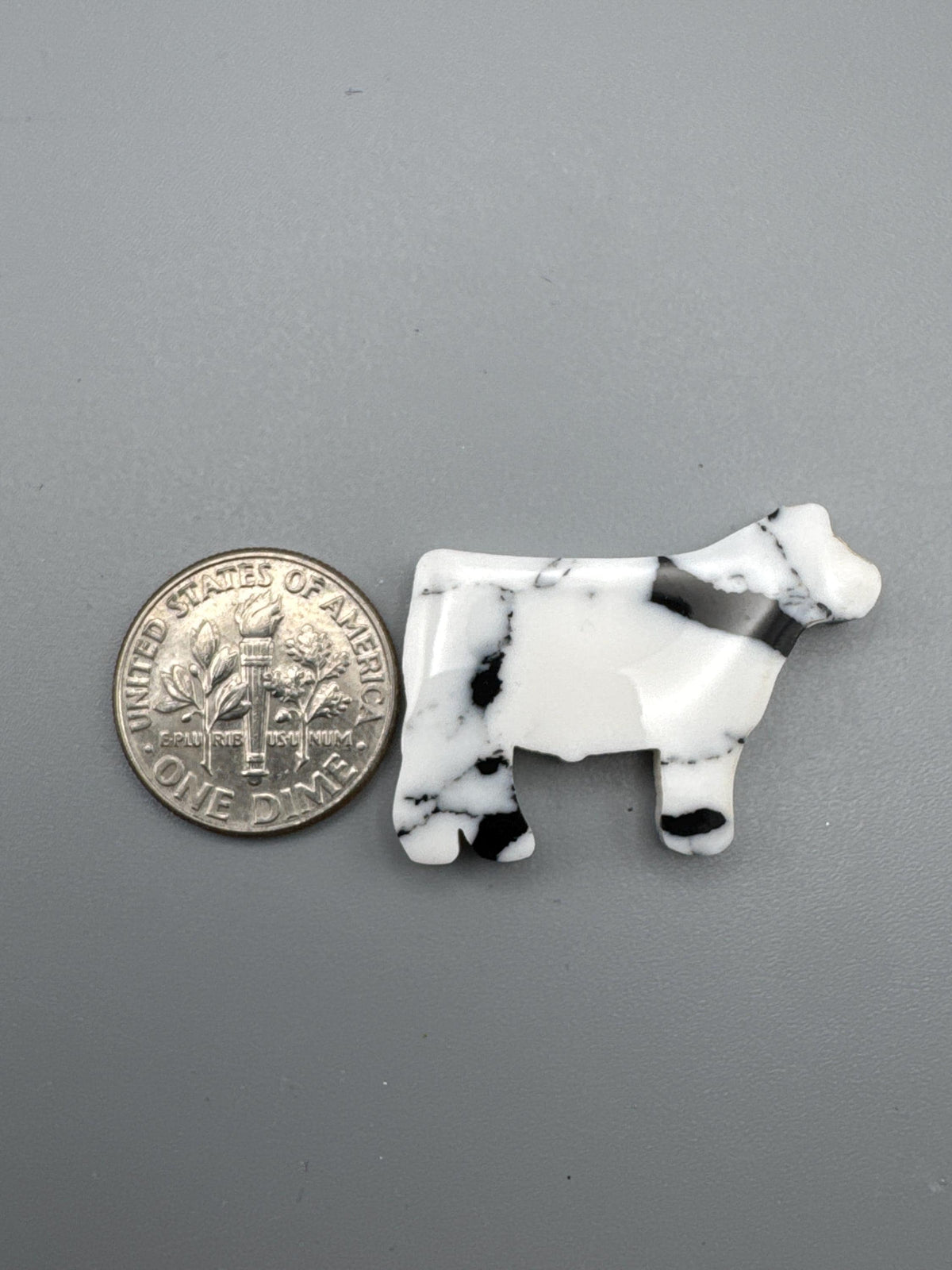 Black/white (reconstructed) White Buffalo Cow