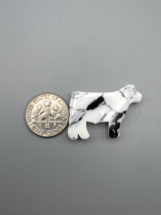 Black/white (reconstructed) White Buffalo Cow