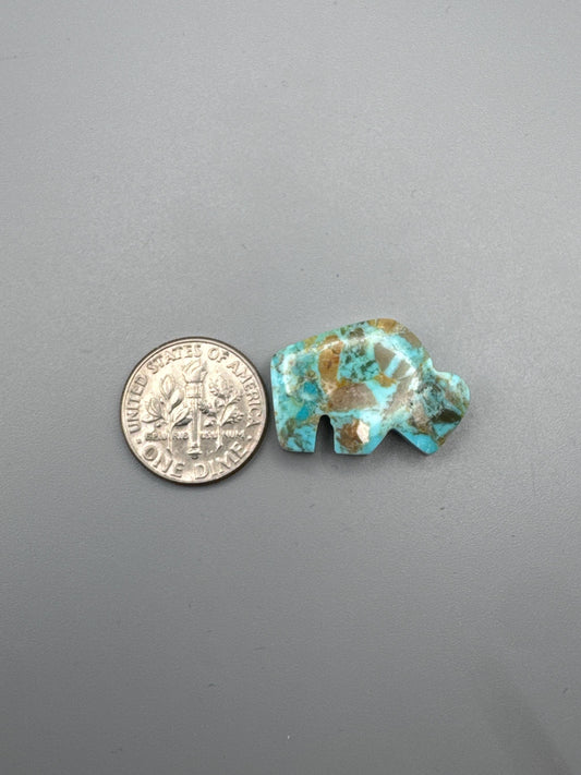 Kingman Turquoise Cabochon Buffalo