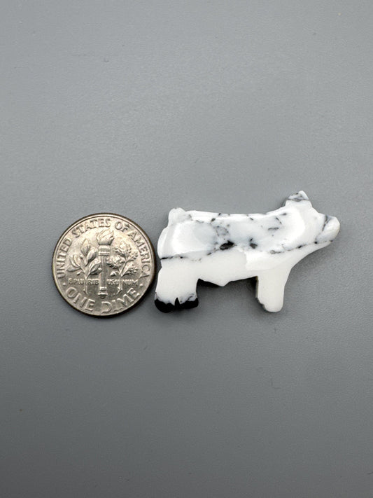 Black/white (reconstructed) White Buffalo Pig