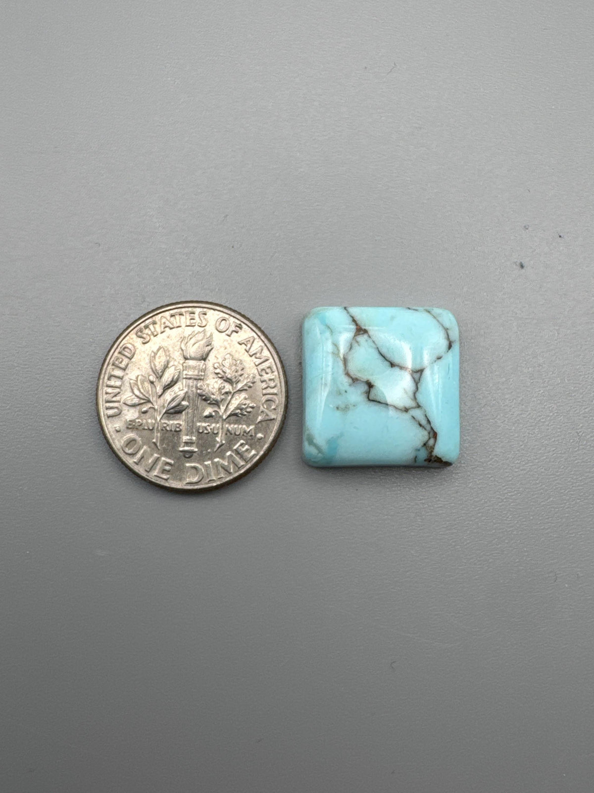 Compressed Turquoise cabochon (reconstructed) Turquoise