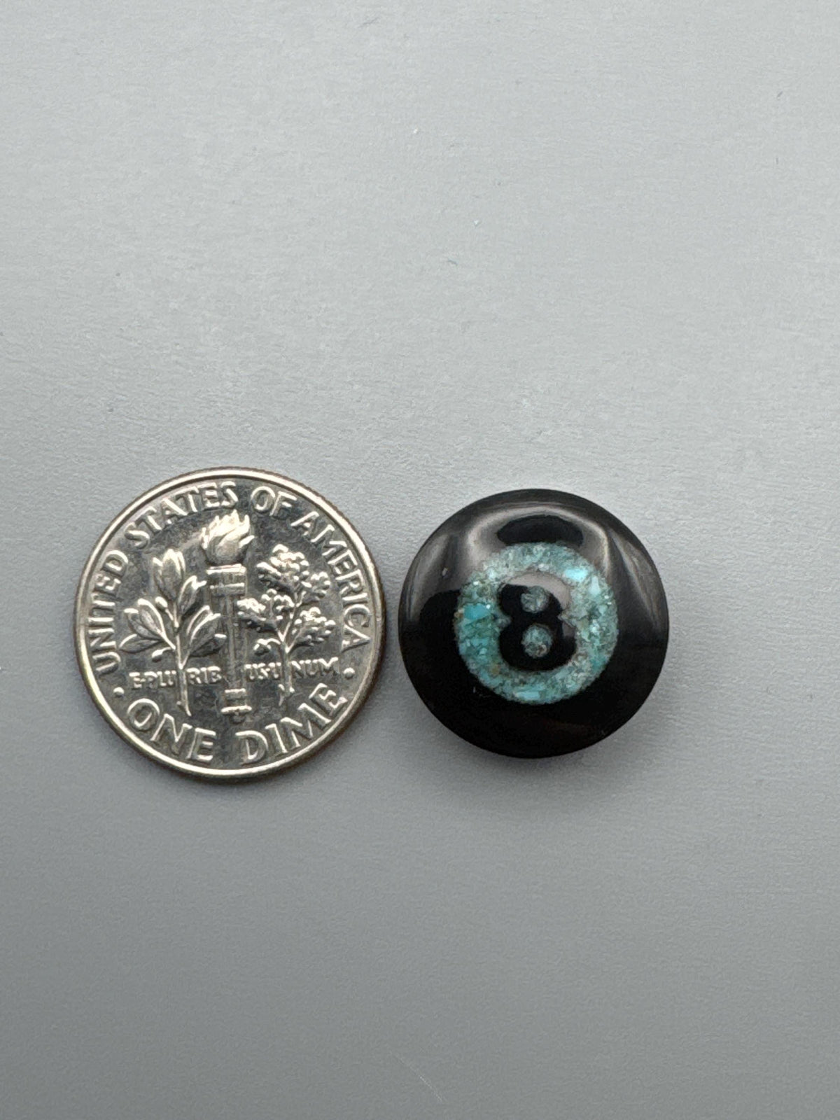 8 Ball Cabochon turquoise Inlay