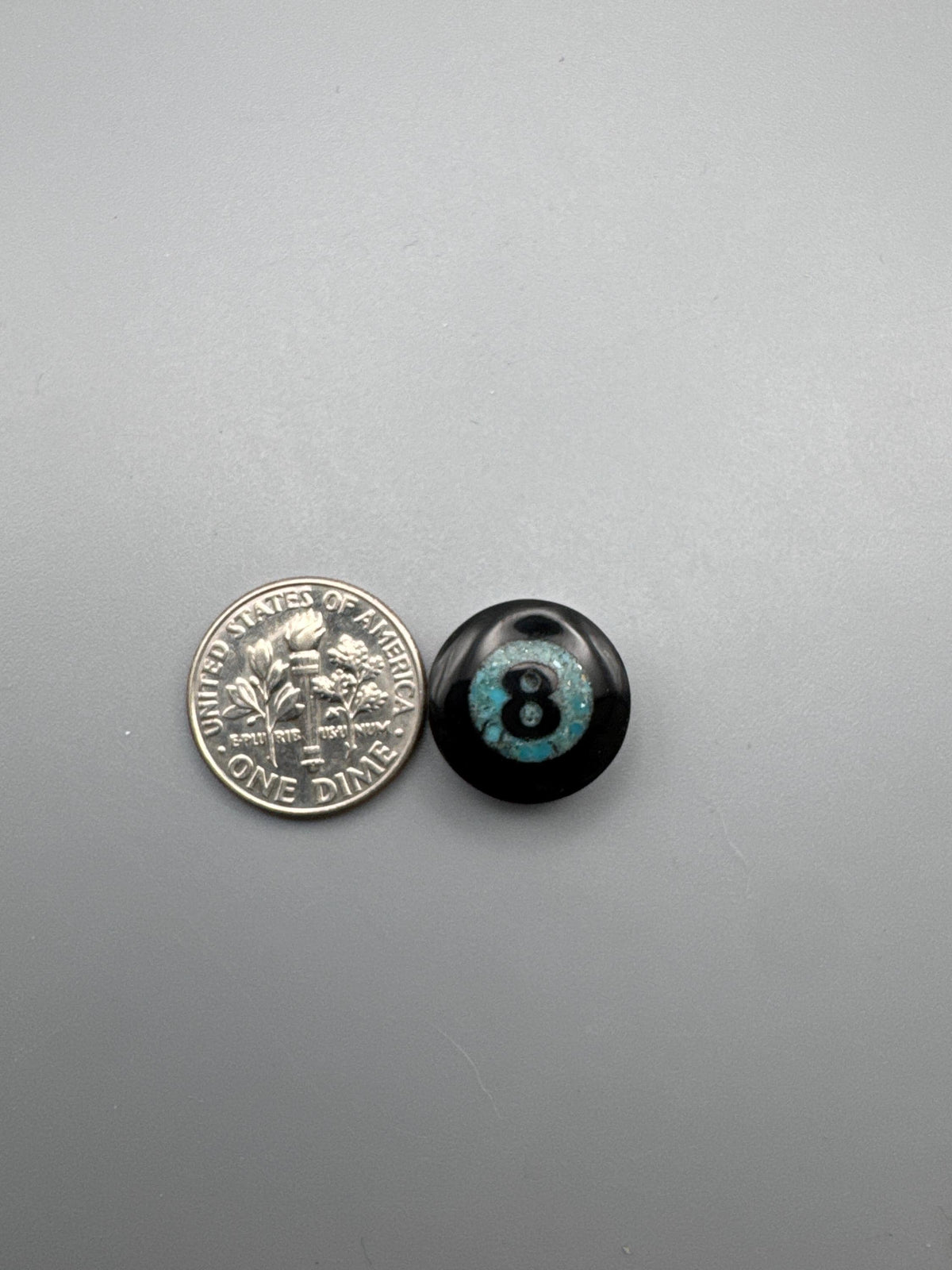 8 Ball Cabochon turquoise Inlay