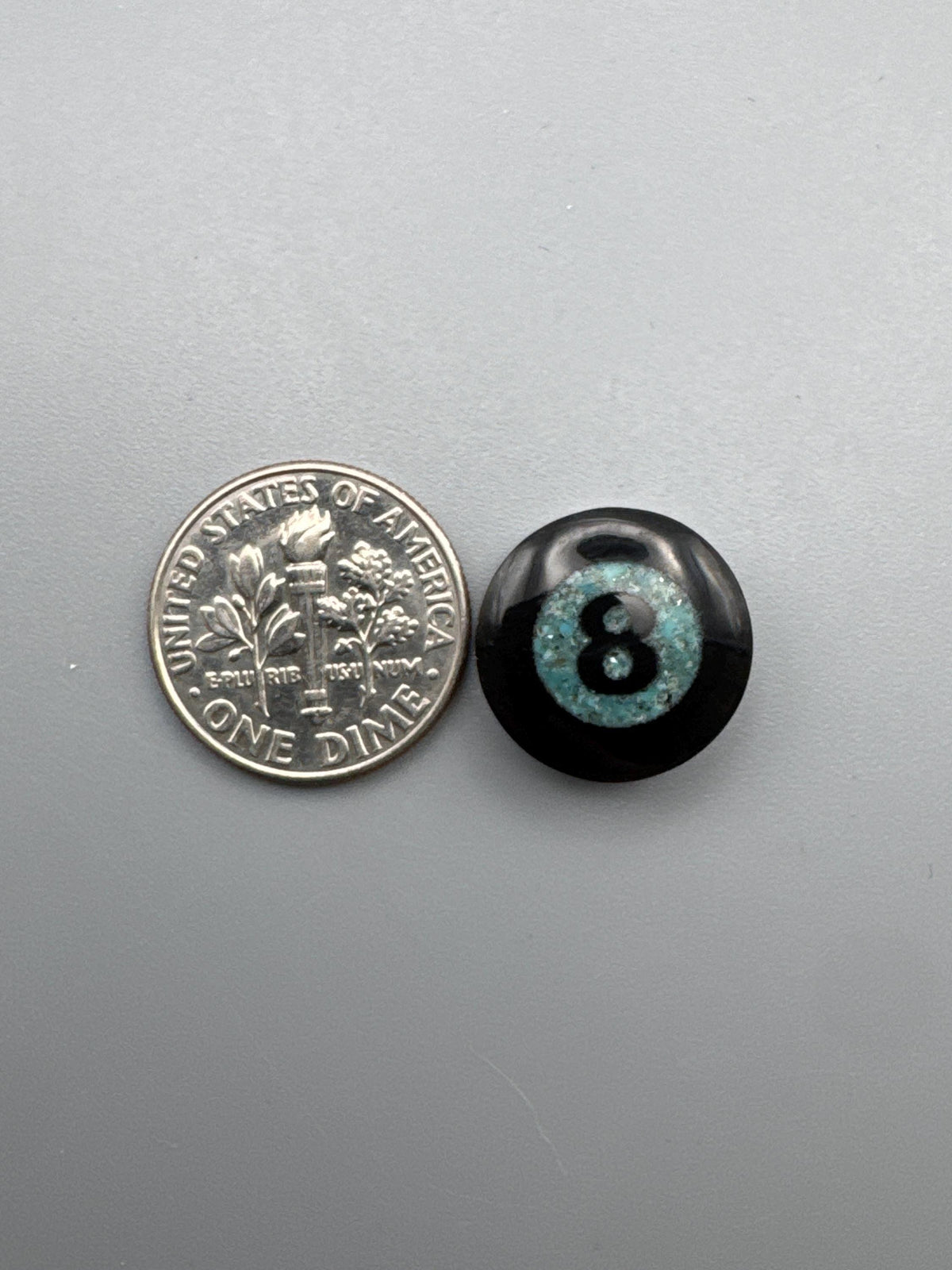 8 Ball Cabochon turquoise Inlay