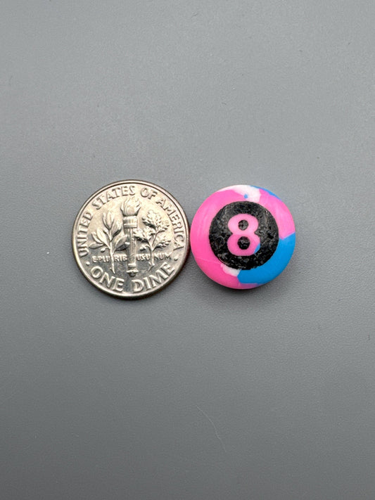 8 Ball Cabochon Inlay