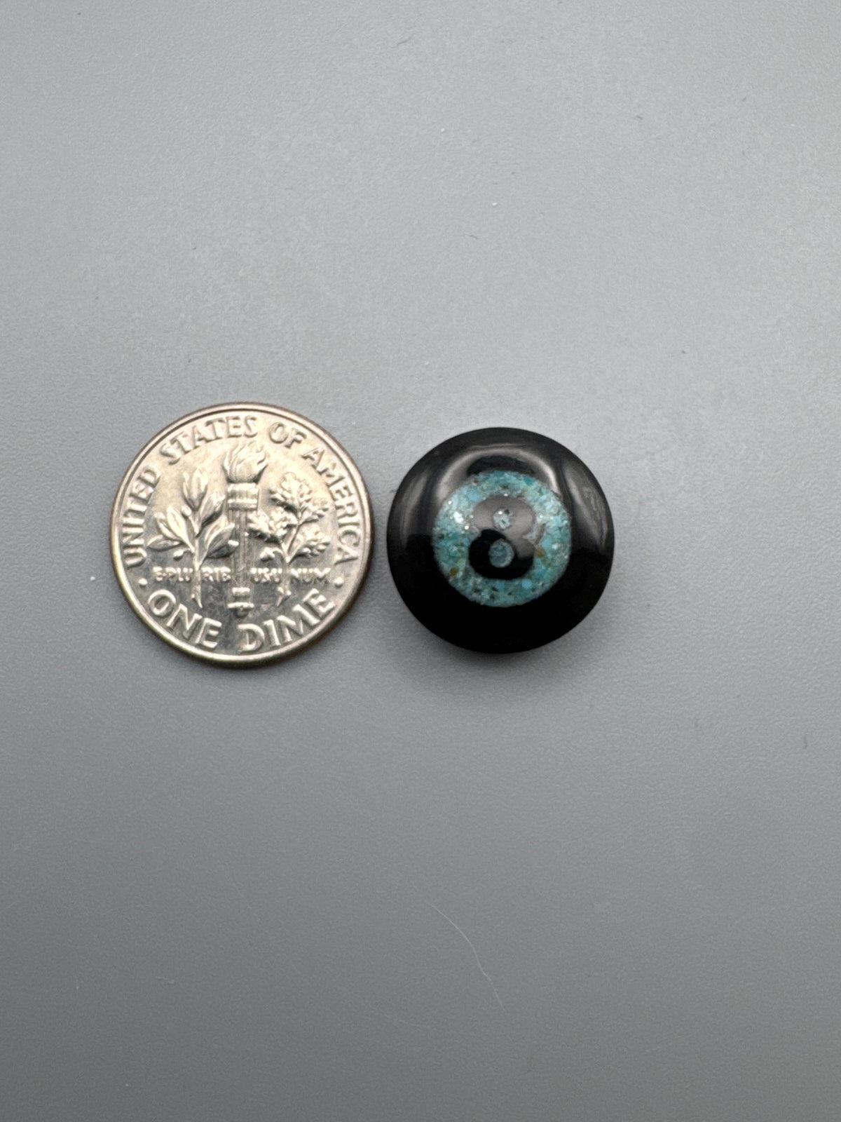 8 Ball Cabochon turquoise Inlay