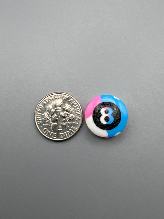 8 Ball Cabochon Inlay
