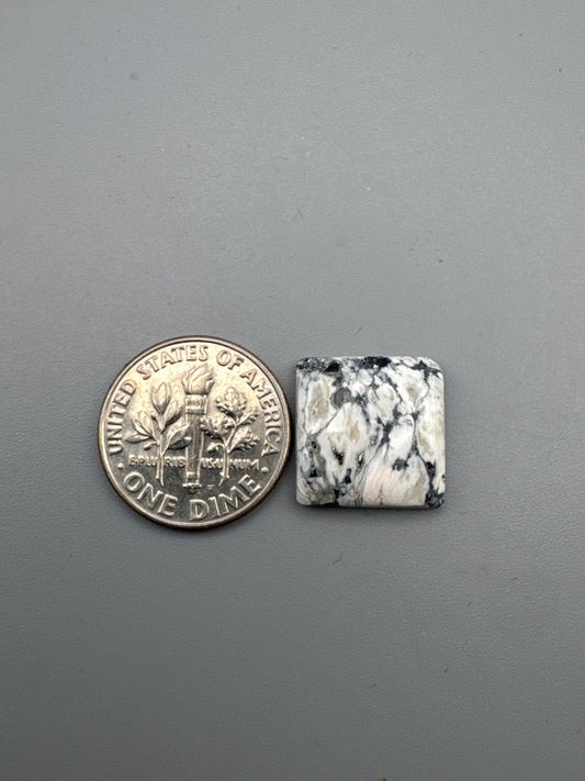 White Buffalo Turquoise Cabochon
