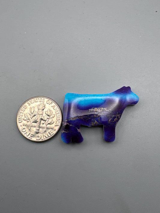 Purple/blue (reconstructed) Cow