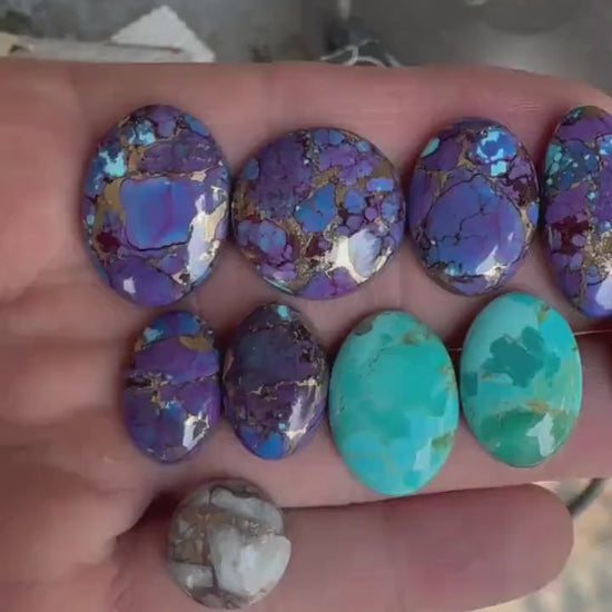 Mohave Purple Kingman Turquoise Cabochon