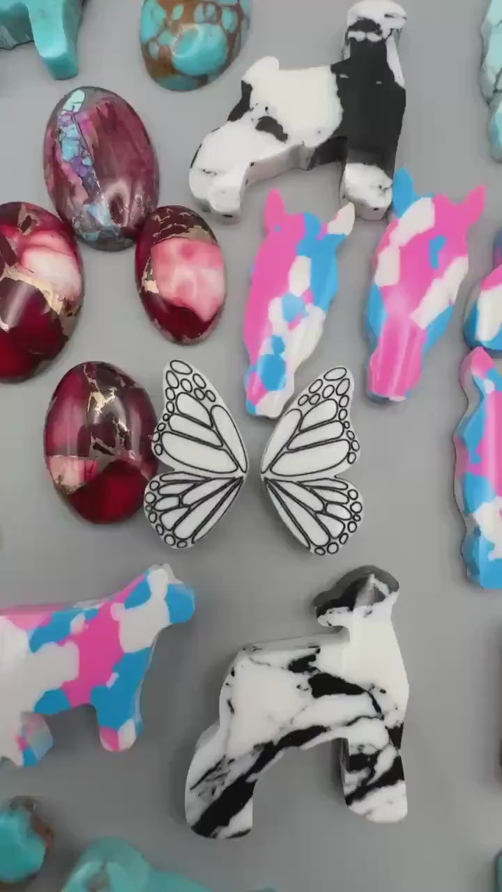 Dahlia Rose Cabochon