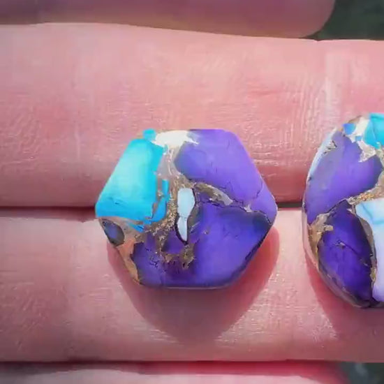 Kingman lavender Dahlia  Cabochon