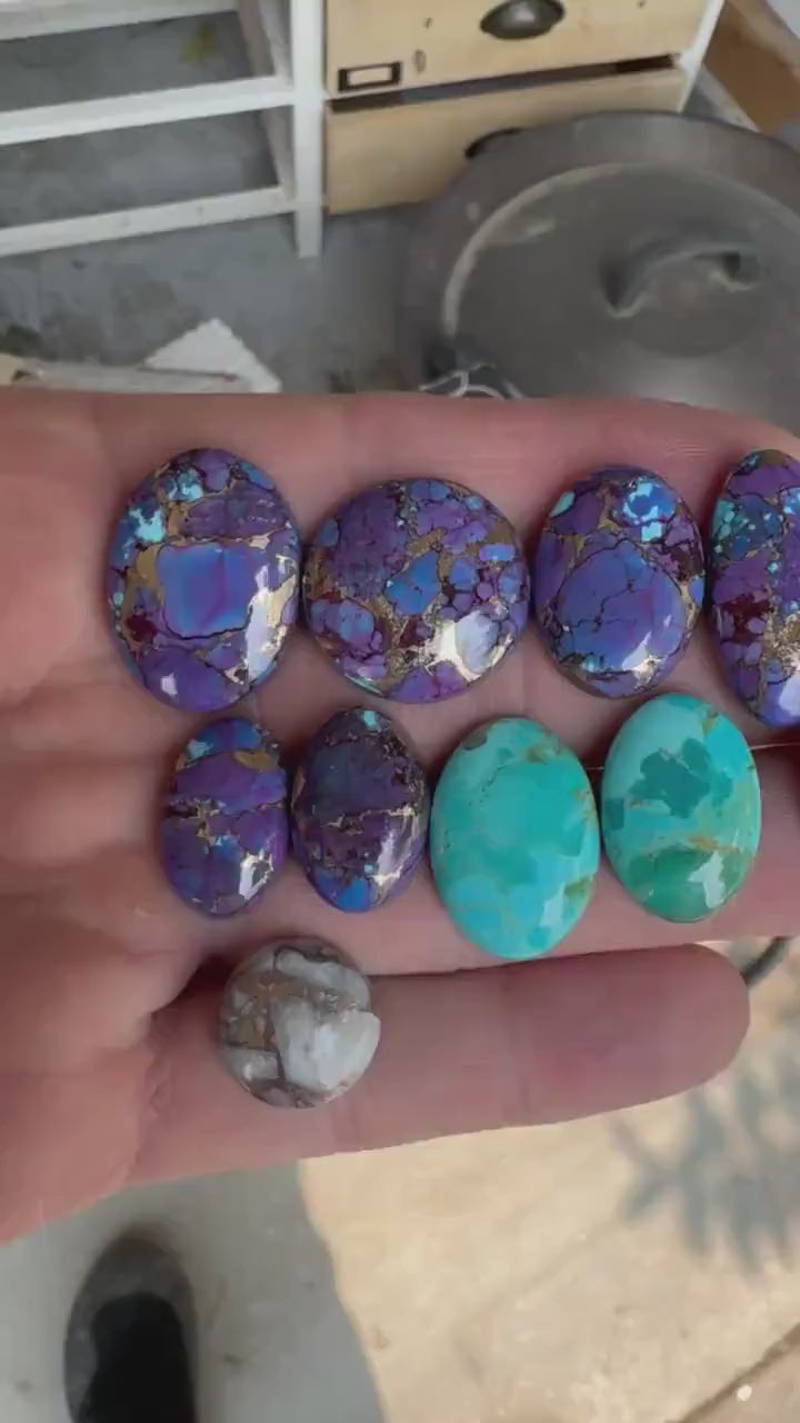 Quarts With Copper Cabochon