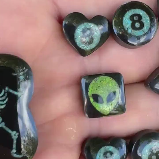 8 Ball Cabochon  Inlay