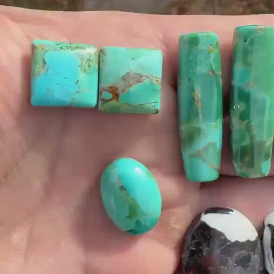 White Buffalo Turquoise Cabochon